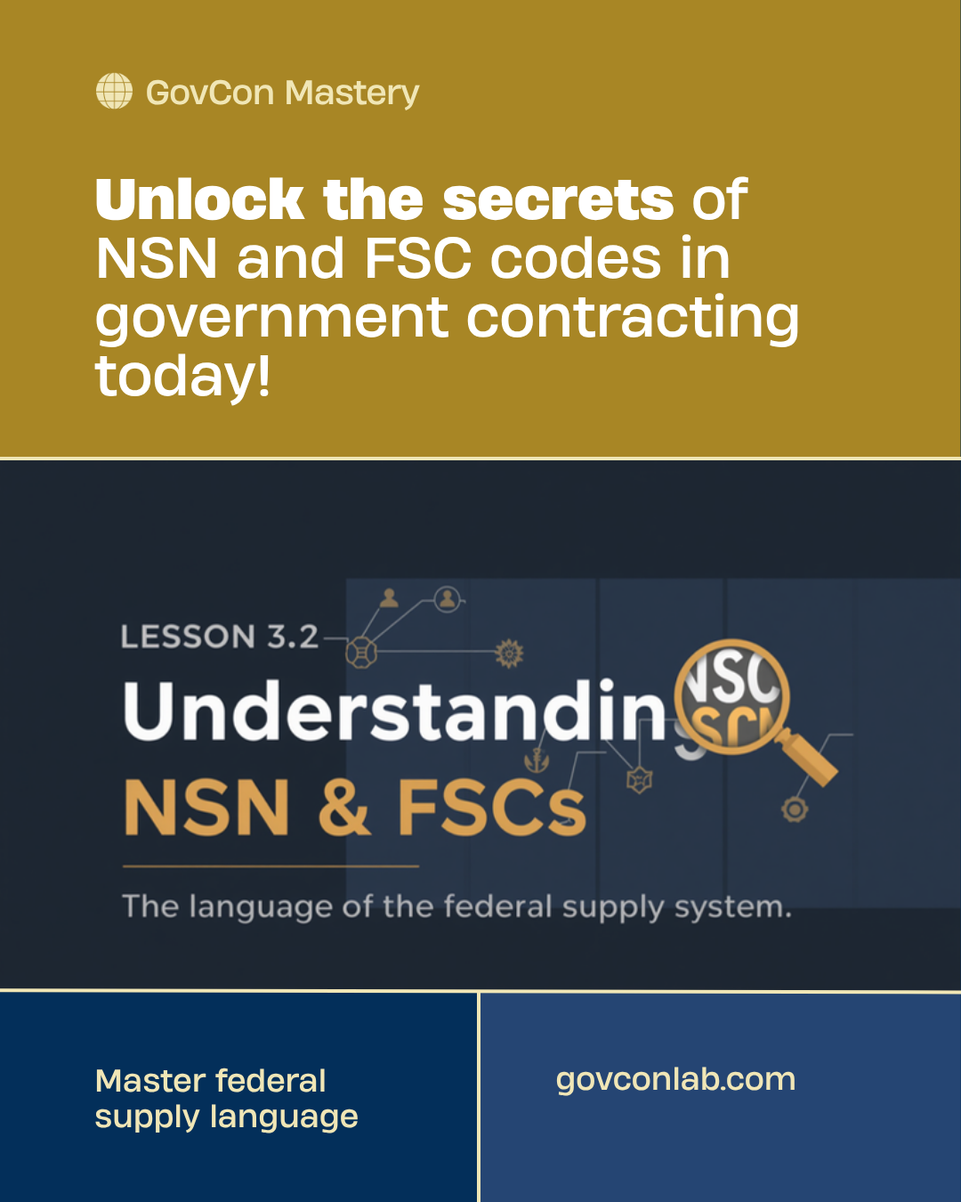 Lesson 3.2 — NSN and FSC Codes